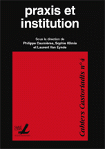 Praxis et institution